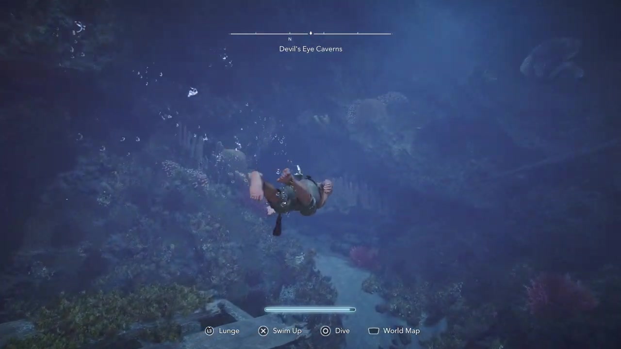 Swim north from the start