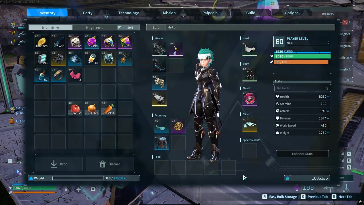 Place food in the slots