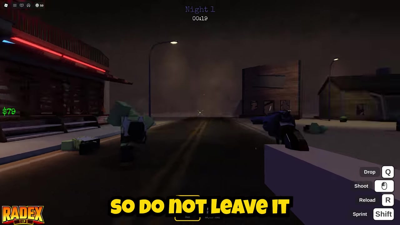 Carry the disc to the back-area computer