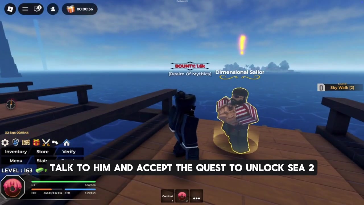 Accept the Sea 2 quest