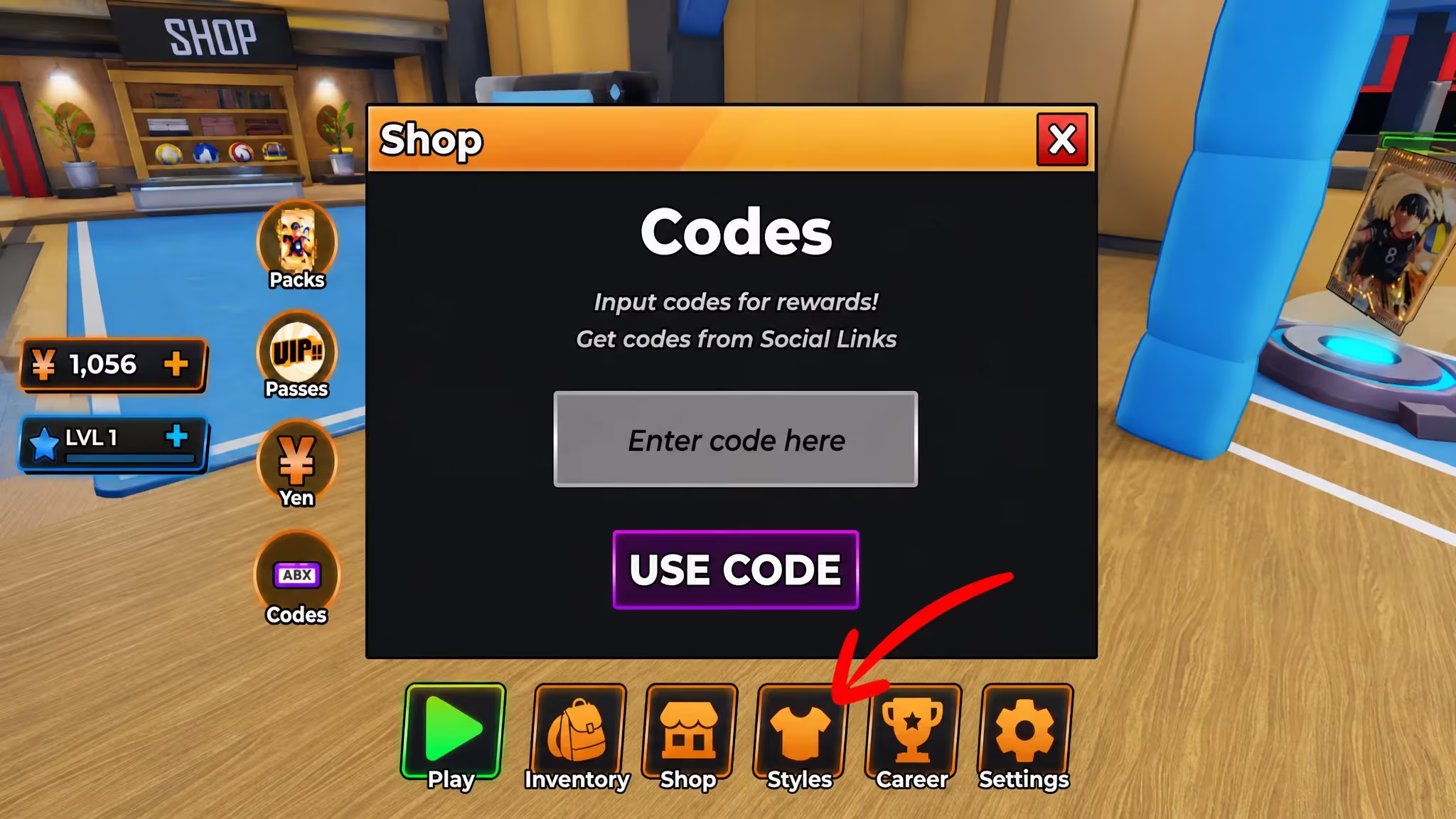 How to redeem Volleyball Legends codes