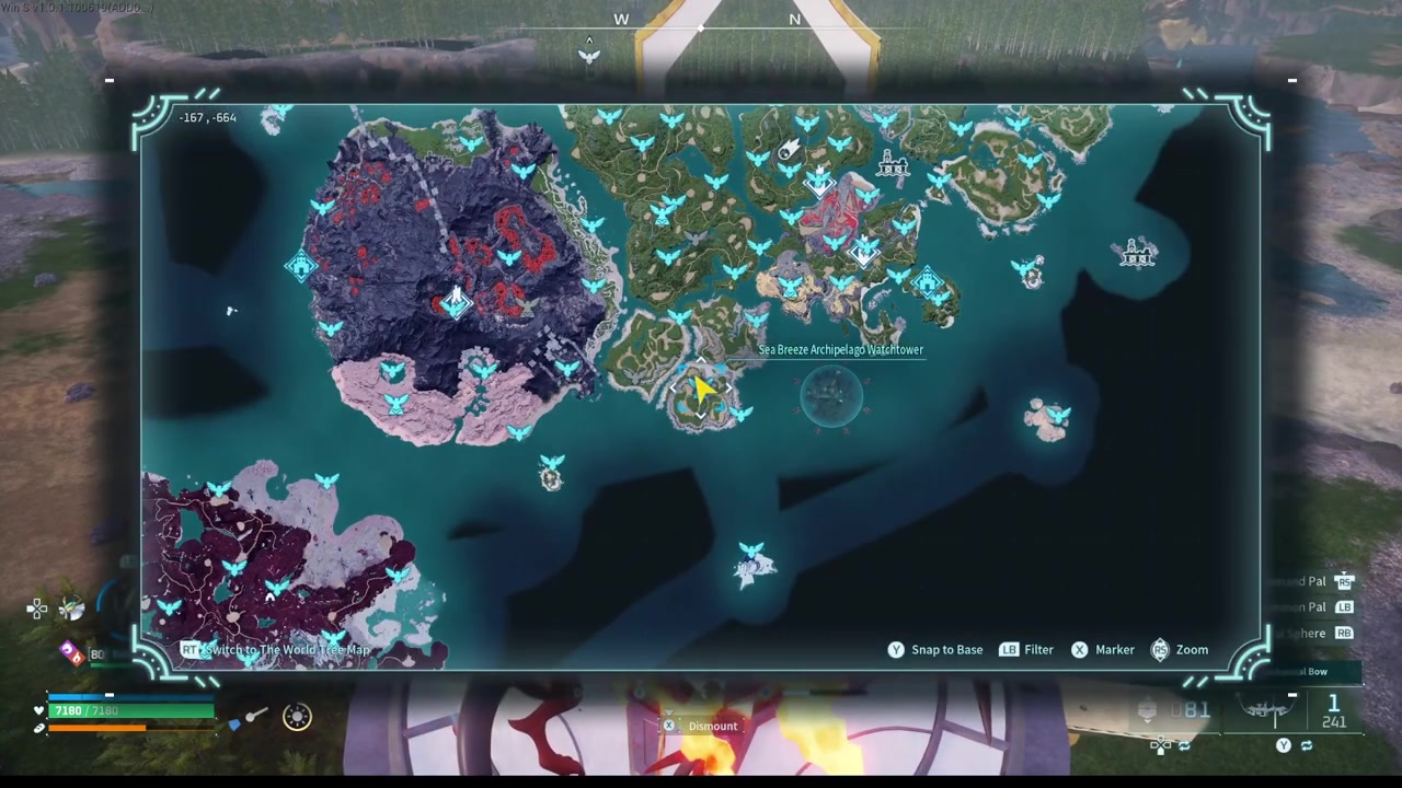 Fast travel to Sea Breeze Archipelago Watch Tower