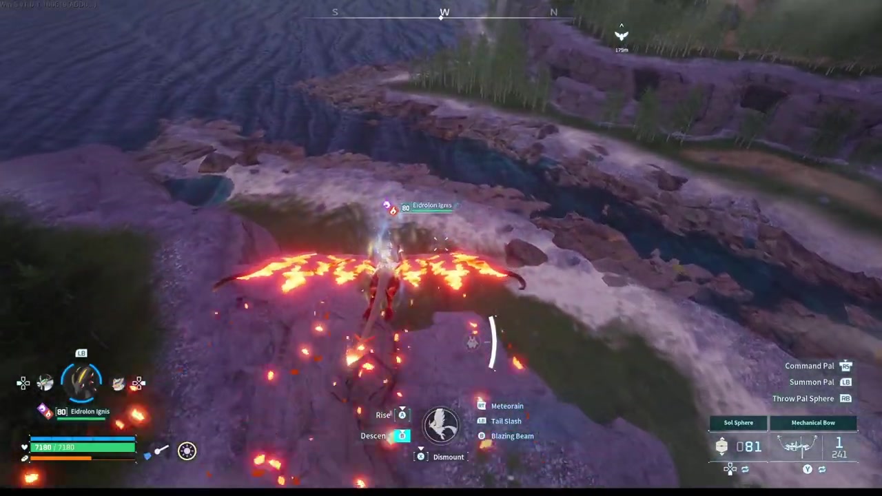 Drop down into the boss area