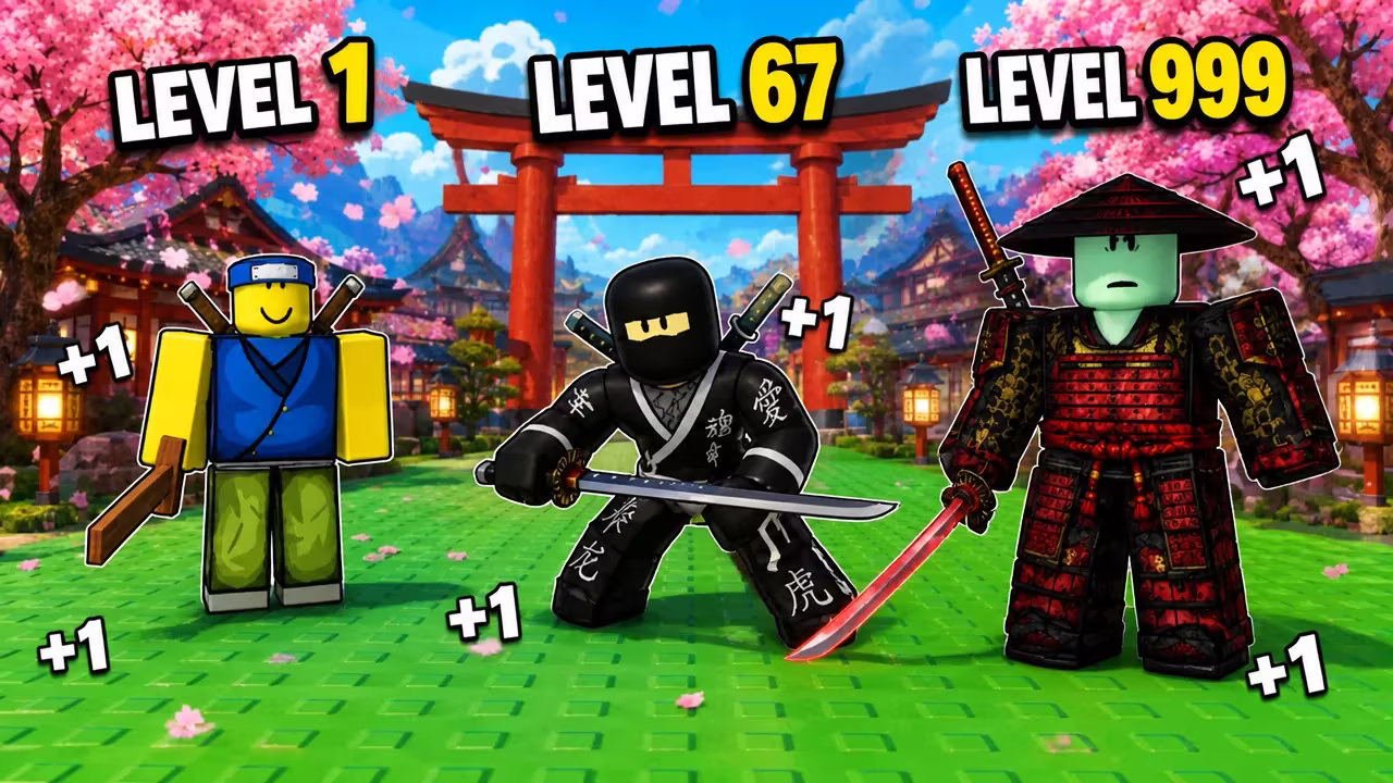 +1 Katana Evolution characters