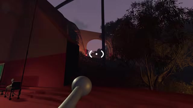 Aim for the opened door