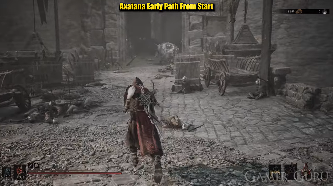 Find pillar teleport in Road to Absolution area in Mortal Shell 2 (Image credit: Cold Symmetry / YouTube - Gamer Guru)