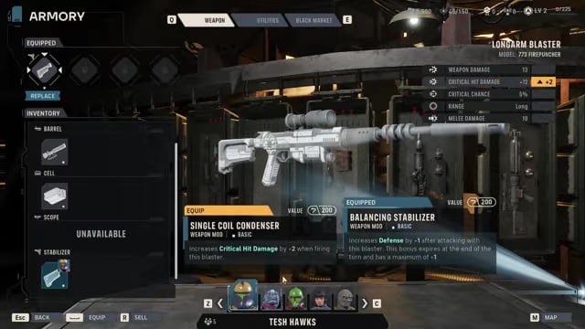 Select an operator