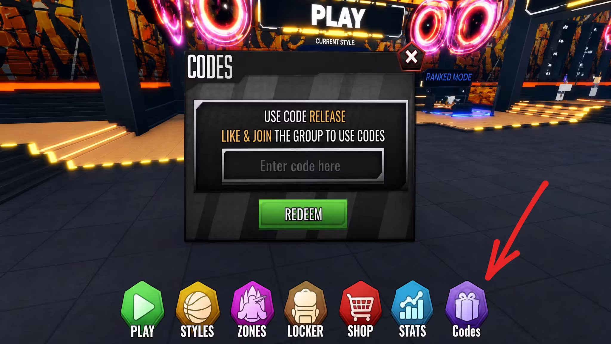 How to redeem Basketball Zero codes