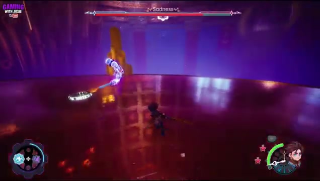 Punish Sadness when she gets dizzy