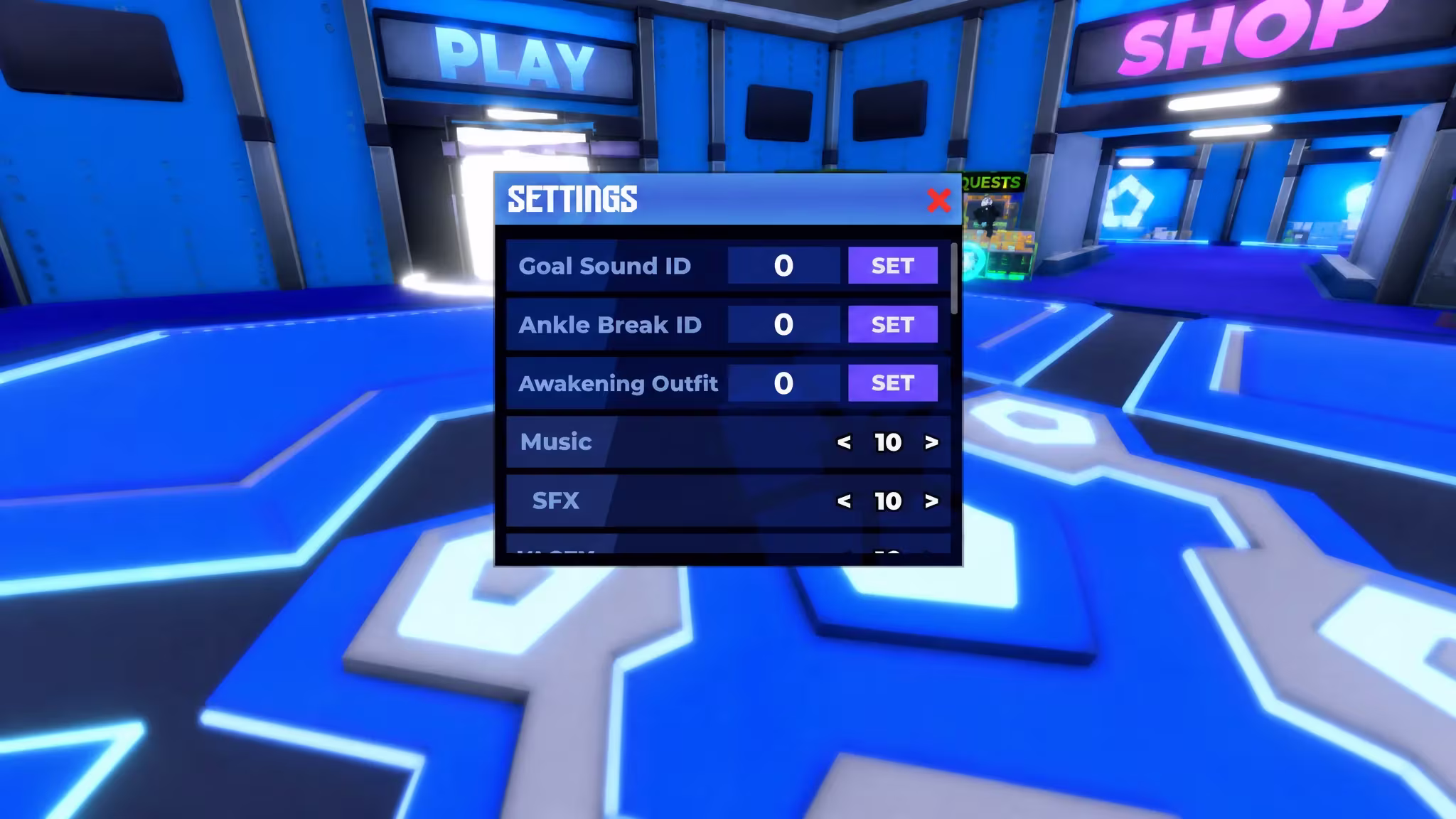 Blue Lock Rivals the codes tab
