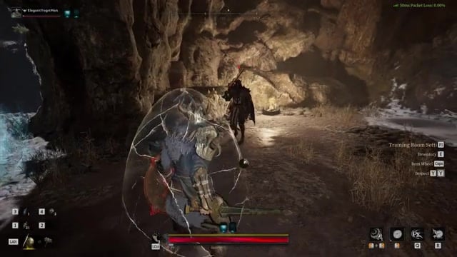 Hold the parry input