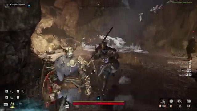 Charge the sword attack