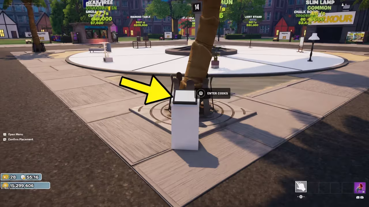 How to redeem Fortnite Build a House codes