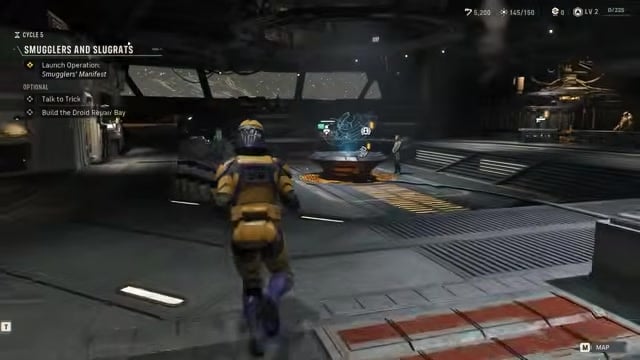 Enter the holodeck room
