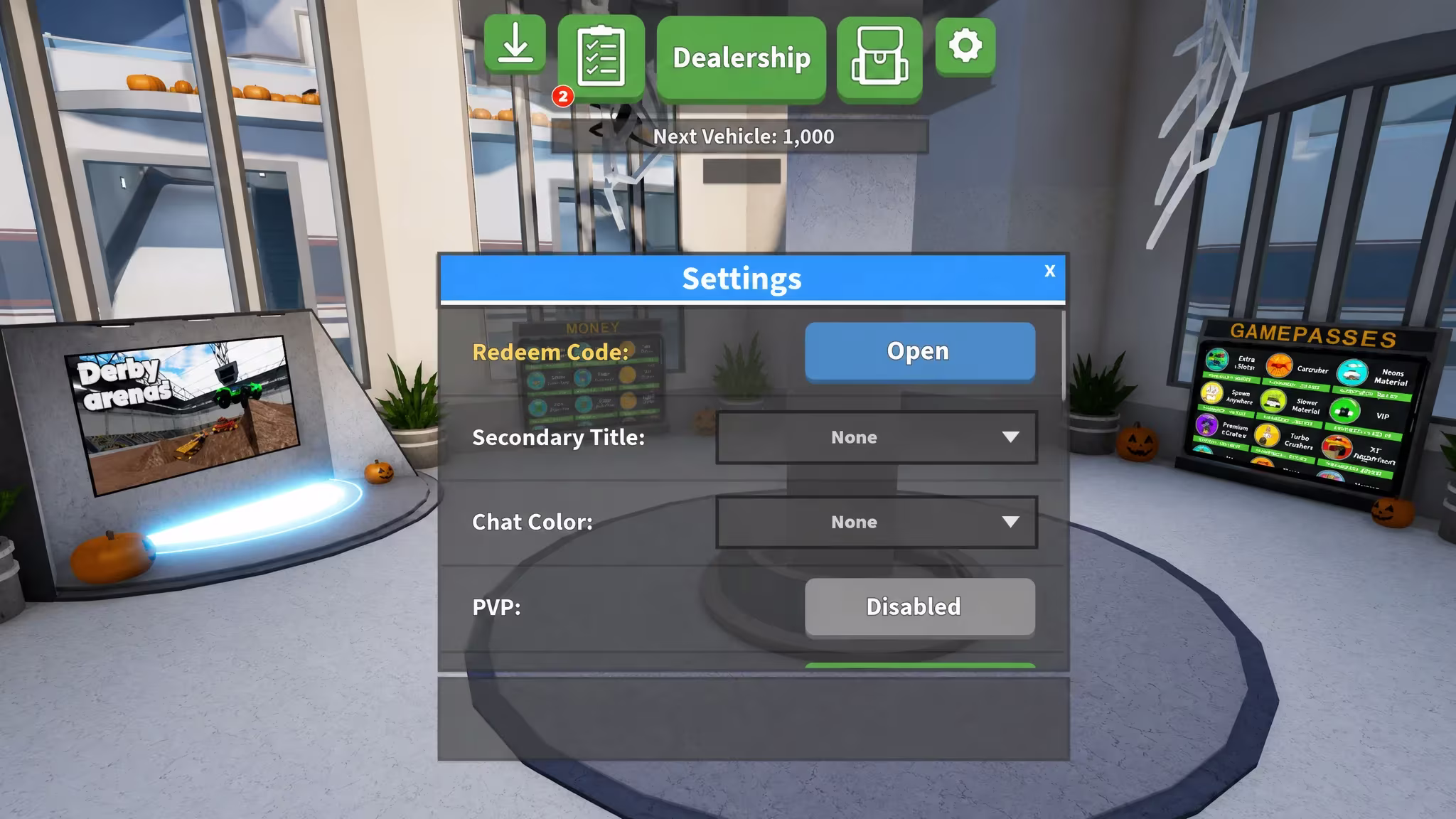 Redeem Codes Option Car Crushers 2