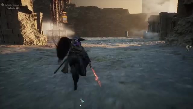 Collect the sword from the ground