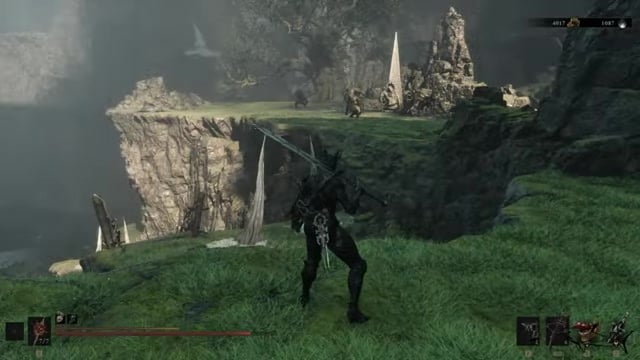 Cross to the boss arena