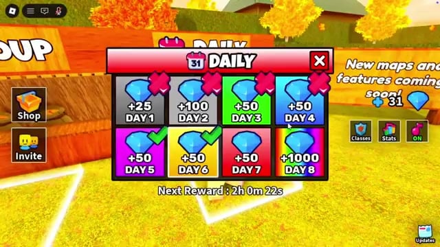 Claim your Daily Reward