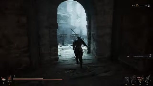 Return to the courtyard