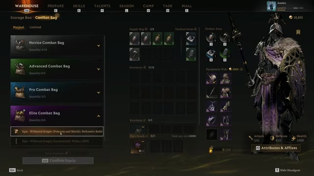 Choose a weapon you can actually play