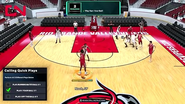 Run a play with your ball