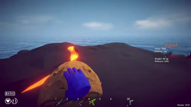 Pick the cooked fish back up