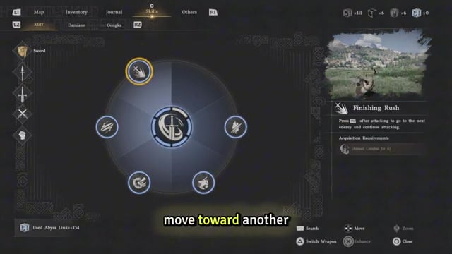 Finishing Rush's requirements panel