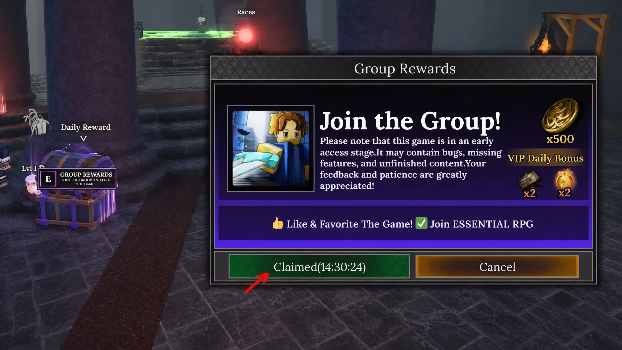 free rewards Cursed Blade