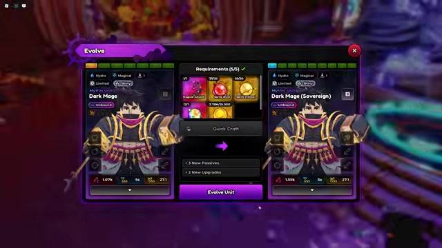 Evolve Dark Mage