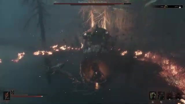 Back away from the spinning fire ring