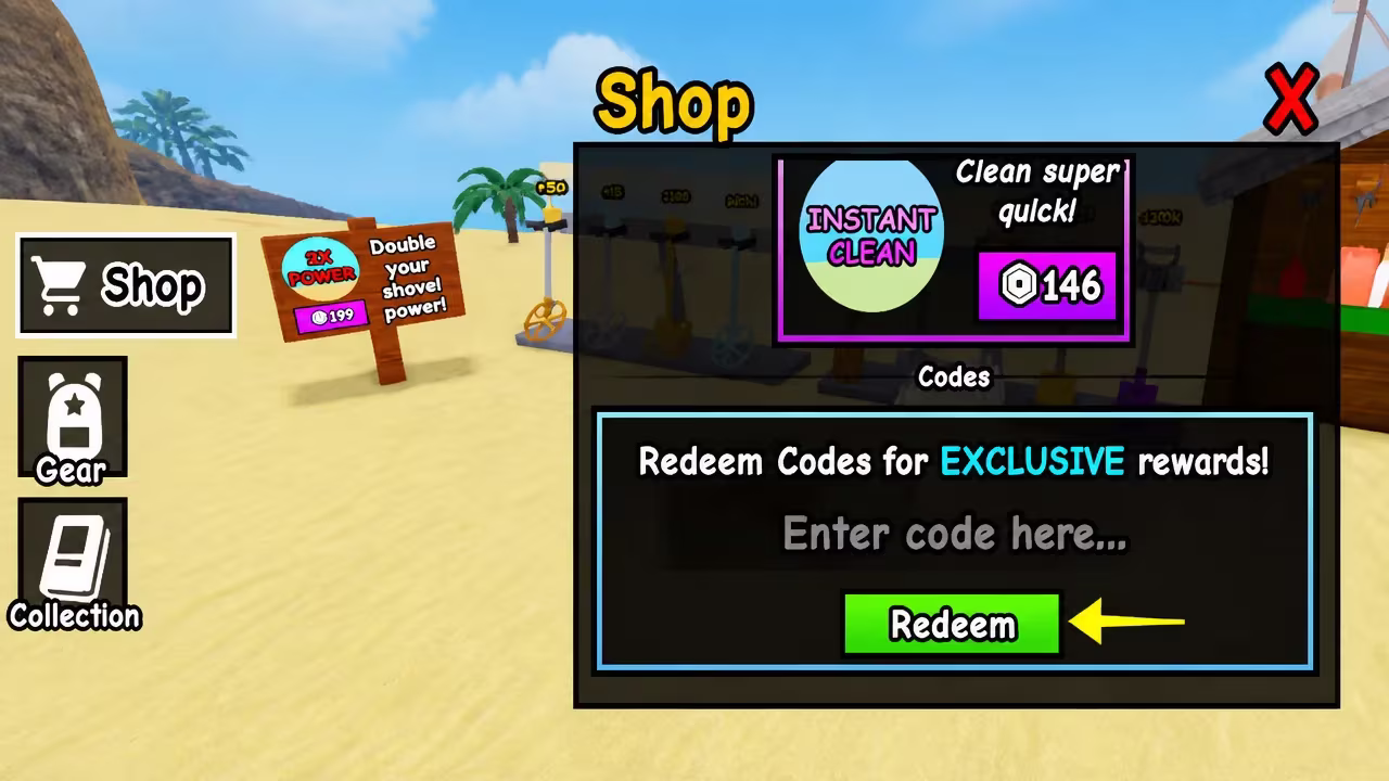 Redeem Dig and Clean Codes