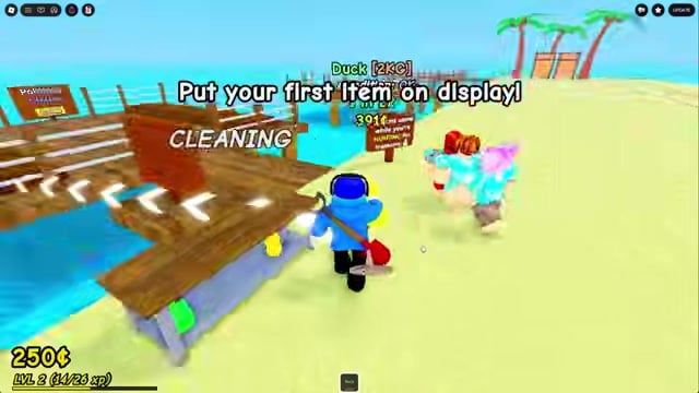 Clean it at the station to reveal a rubber duck