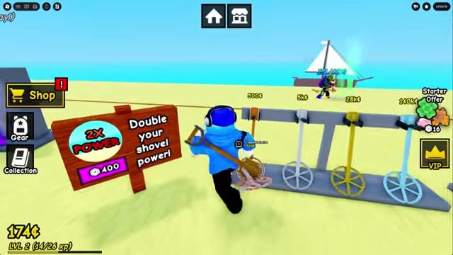 Buy a better shovel to climb the rarity ladder