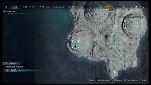Go to the Crater Zone