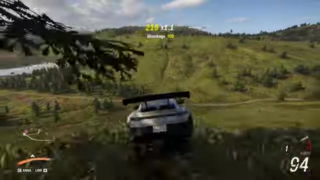 Launch off a small rise