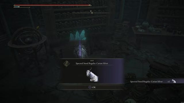 The Carian Silver attire waits in a chest right beside the Ranni's Rise grace.