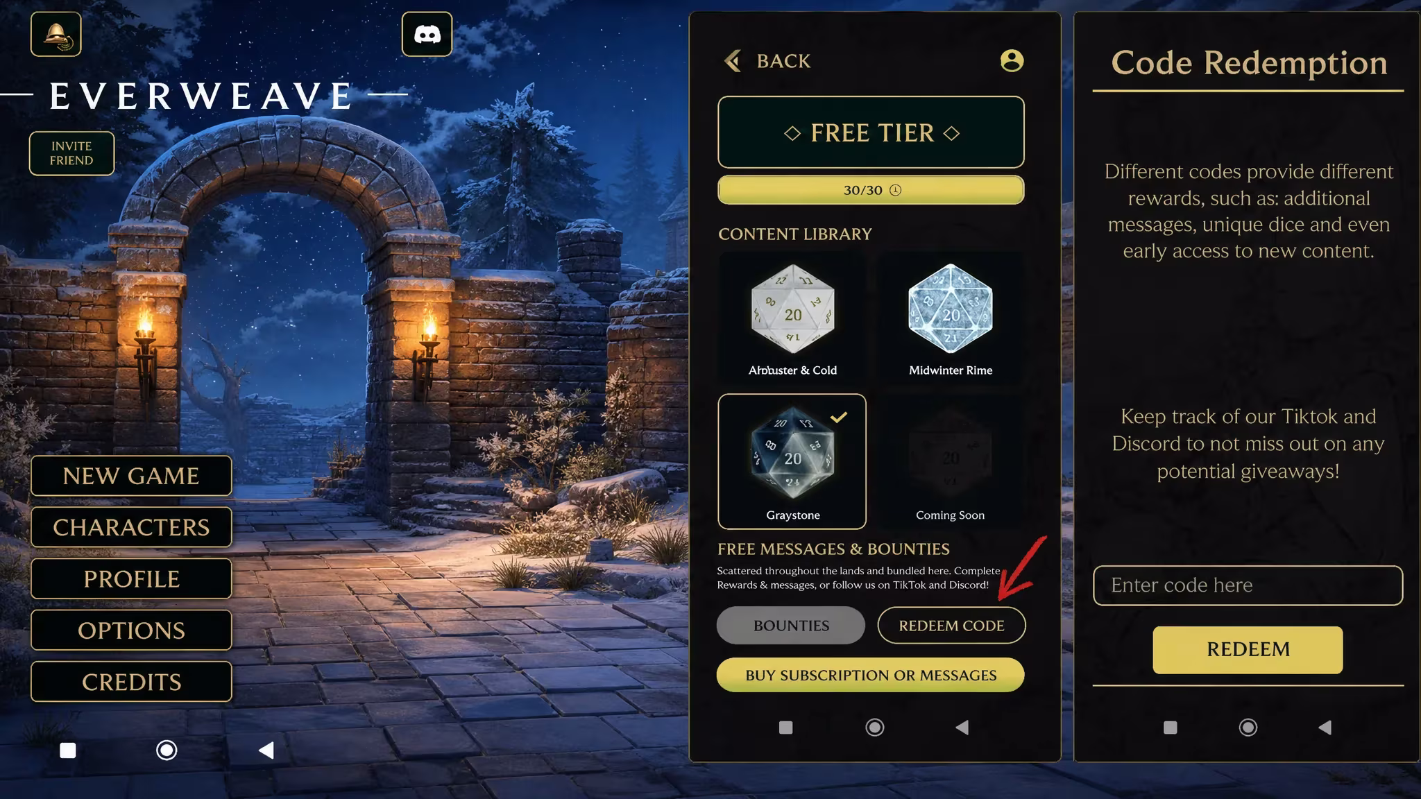 How to redeem Everweave codes