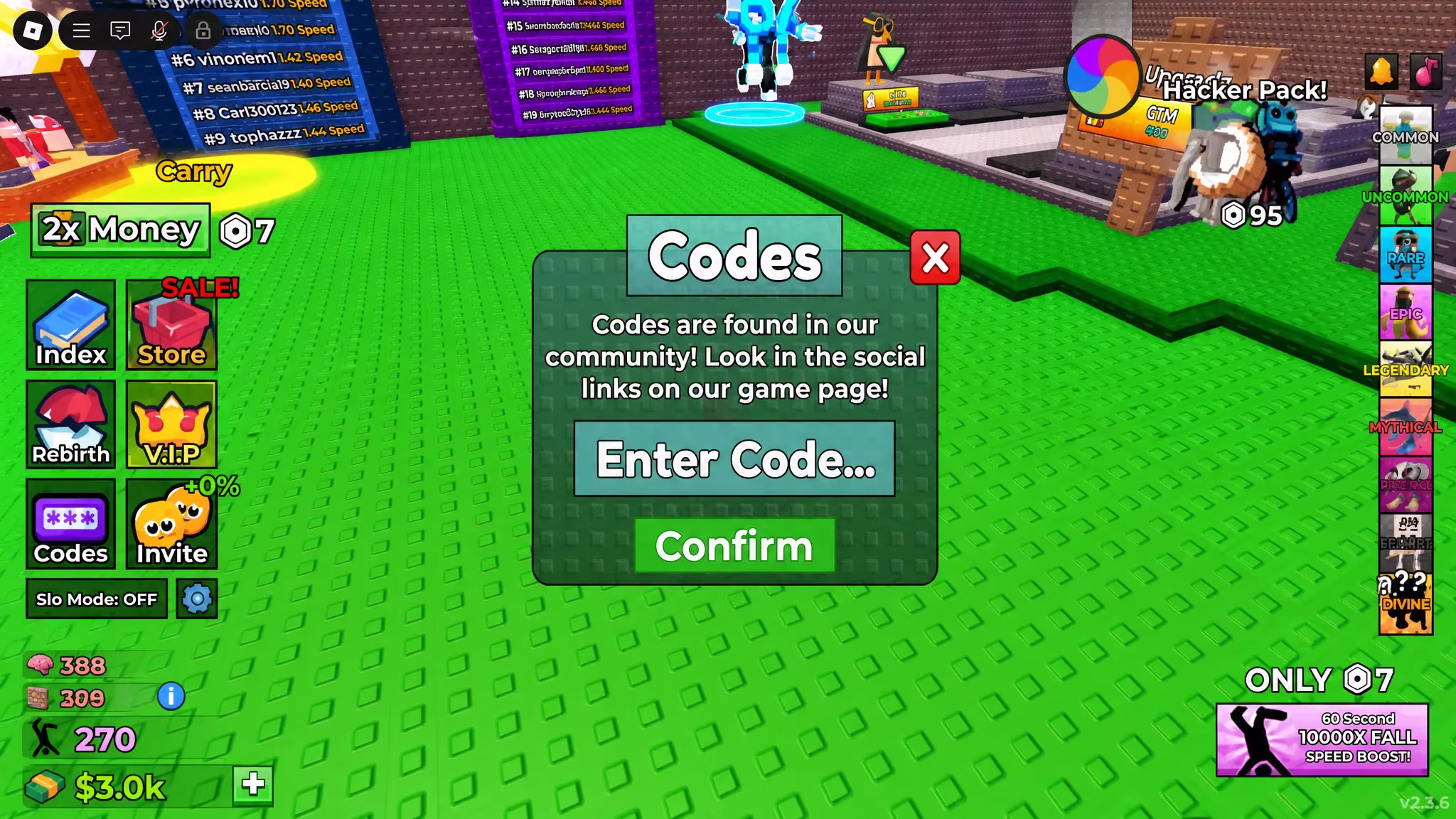 How to Redeem Codes in Fall For Brainrots