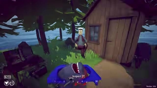 Switch to the shotgun and fire