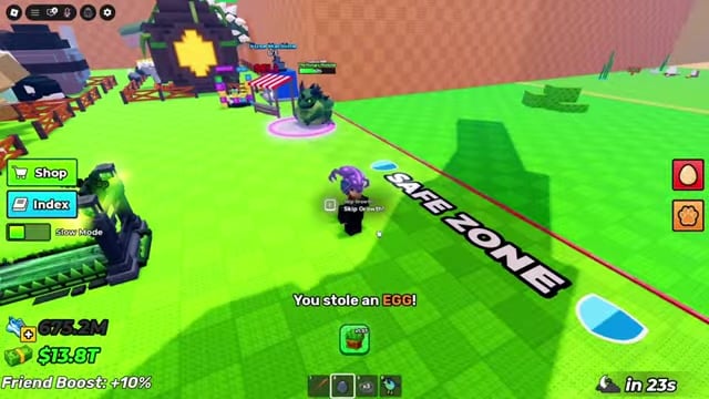 Return to the starting area