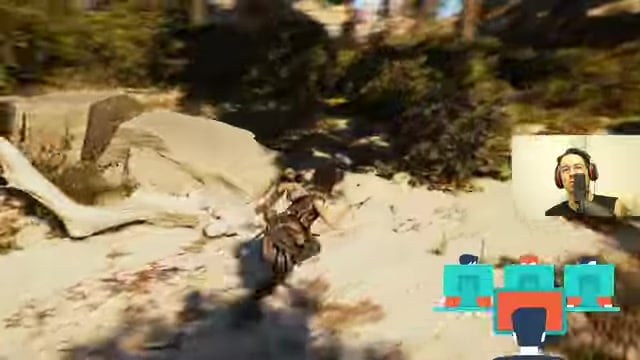 Follow the sandy uphill path