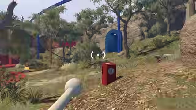 Find the blue tunnel entrance