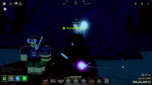 Curator Lyra's spot in The Deep, where the quest starts