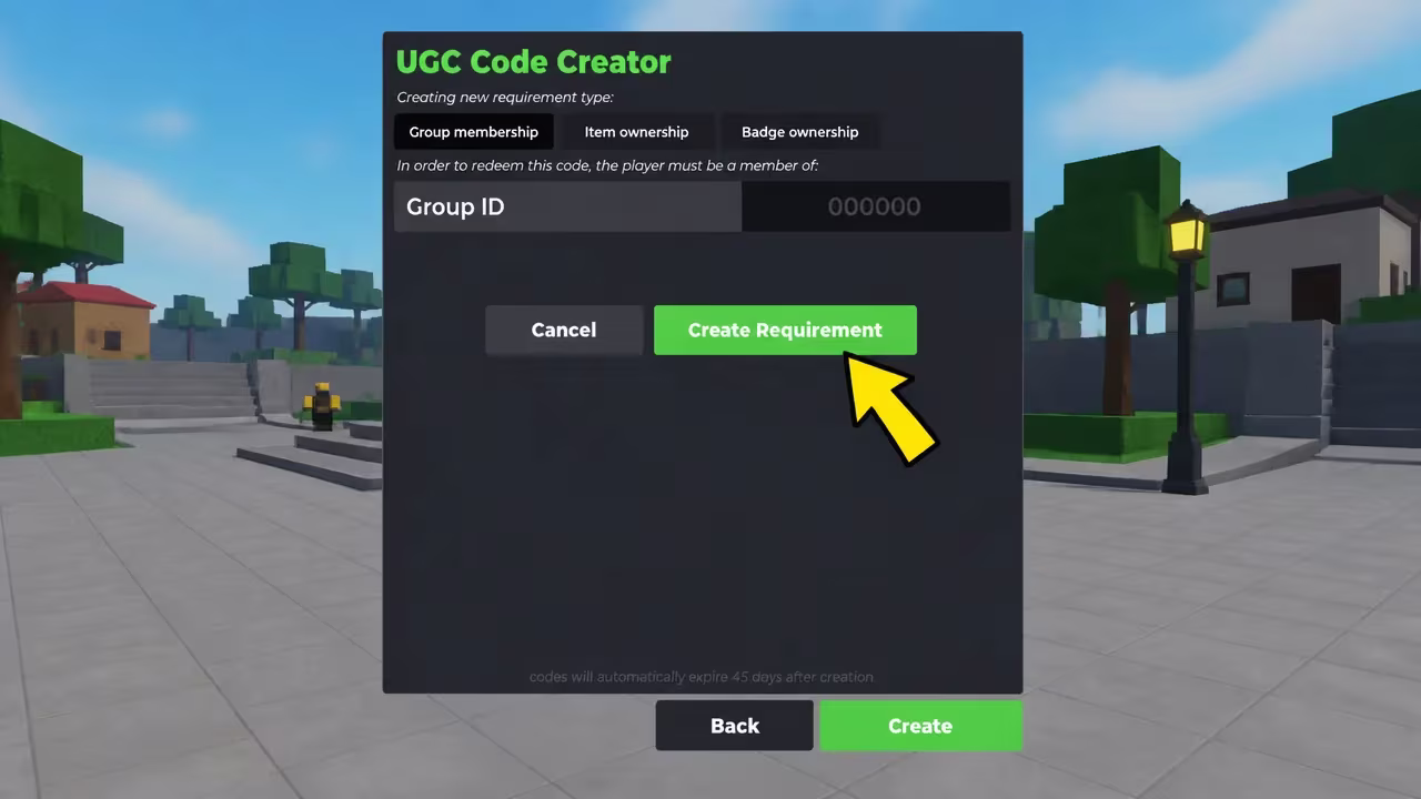 Flex UGC code creator