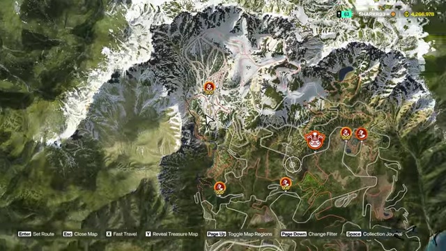 Choose hilly terrain