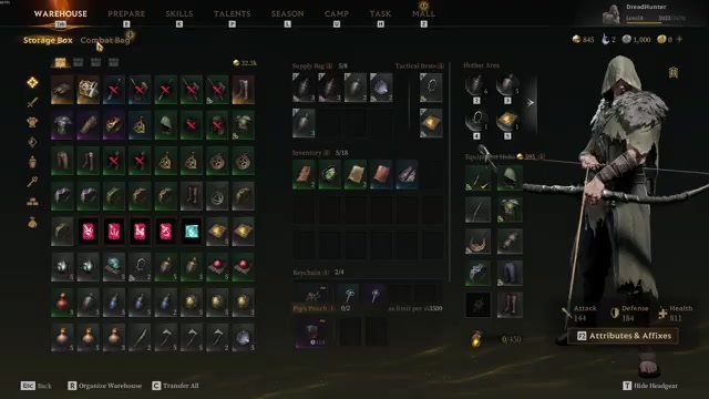 Open Combat Bag