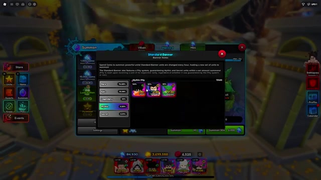 Open the Events menu