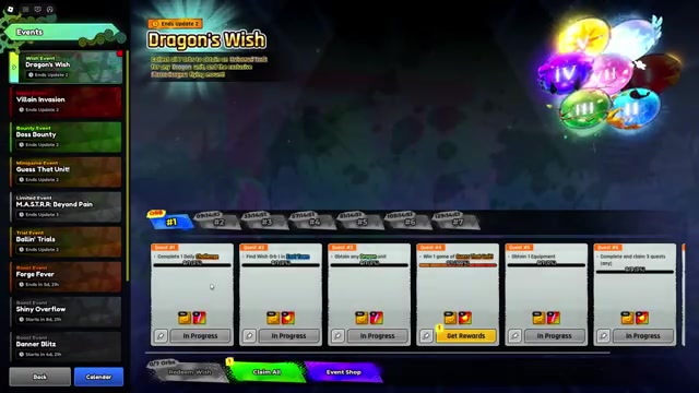 Check the seven Wish Orbs