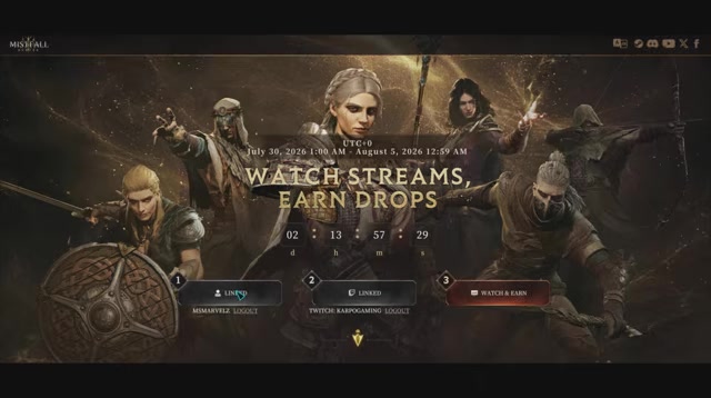 Open the Mistfall Hunter Drops page
