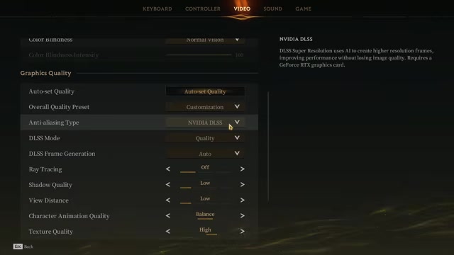 Graphics settings menu shows FPS cap and anti-aliasing options